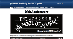 Desktop Screenshot of euroschoolmusic.org